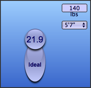 Body Mass Index Screenshot