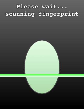 Finger Scan Screenshot