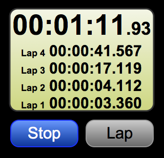 Stopwatch Screenshot